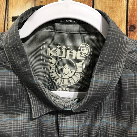 Kuhl Men’s Short Sleeve Button Shirt Size Large - Picture 4 of 6